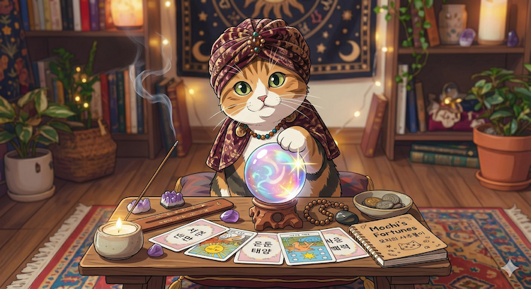 냥냥이 - 신비로운 고양이 명리학자